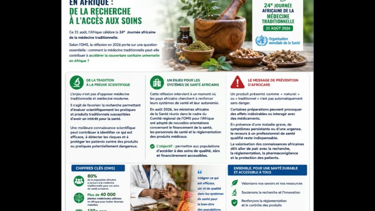 Médecine traditionnelle en Afrique : plantes médicinales et consultation avec un professionnel de santé